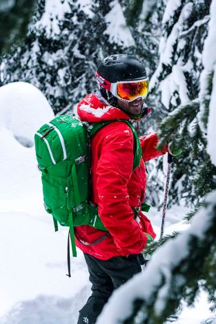 Portrait of Sverre Liliquist in Revelstoke, British Columbia, Canada.